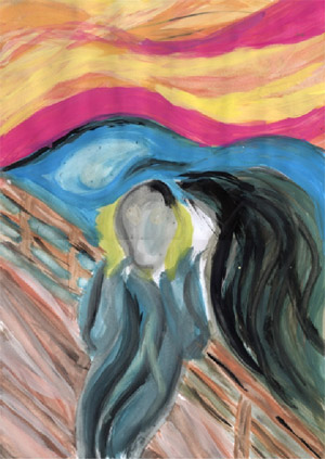 Schrei (Bild von Leonie Dlugoszek, 2010)